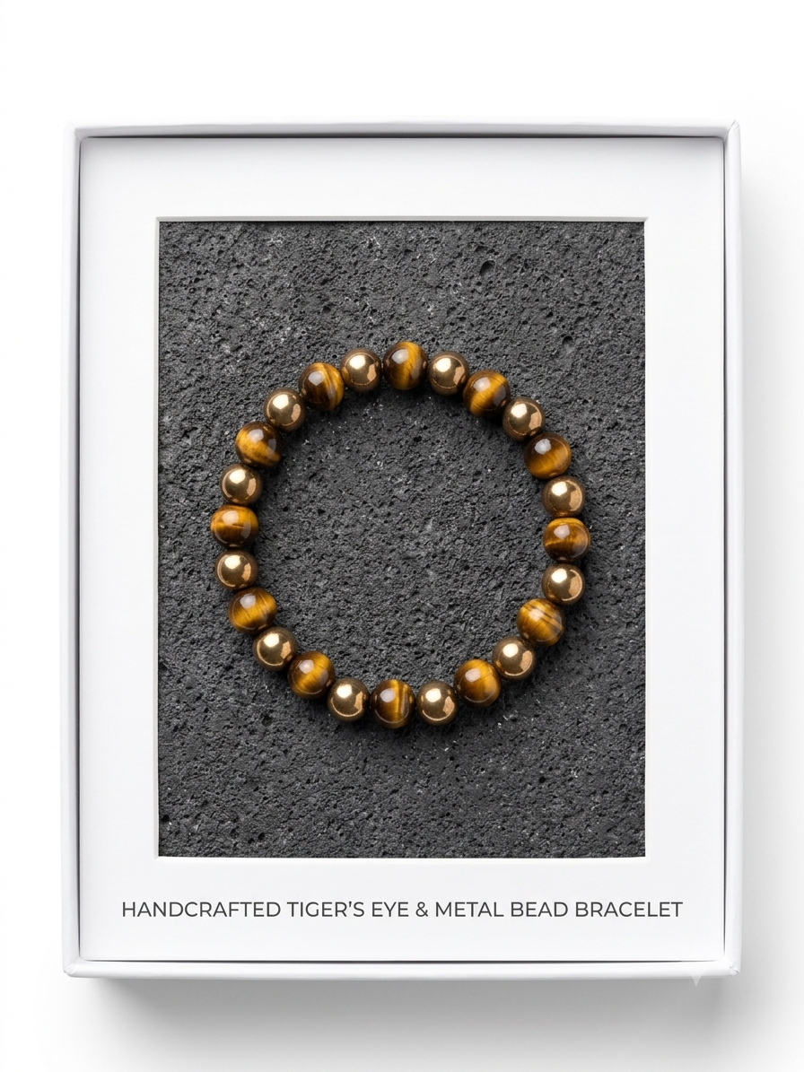 SA Gents Tiger Eye Bracelet