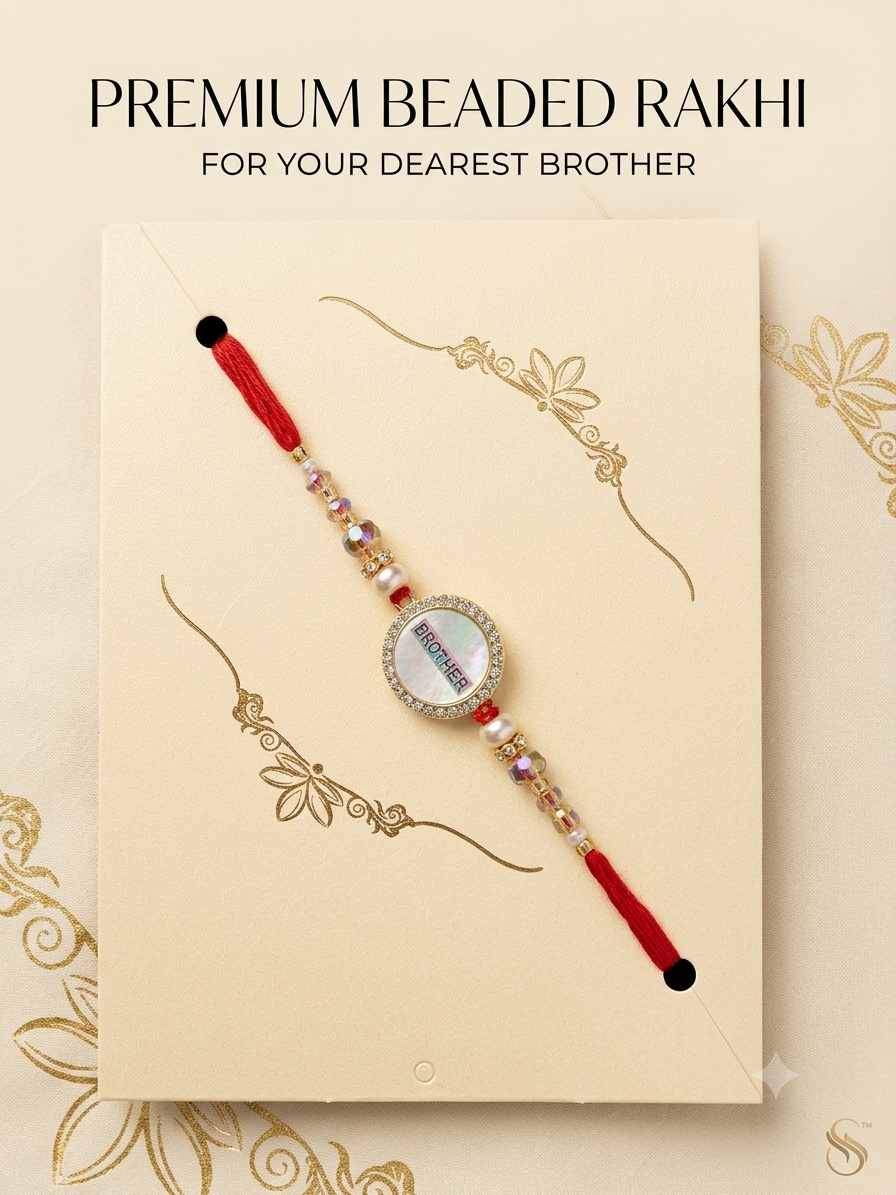 SA Rakhi Luxury Diamond Rakhi