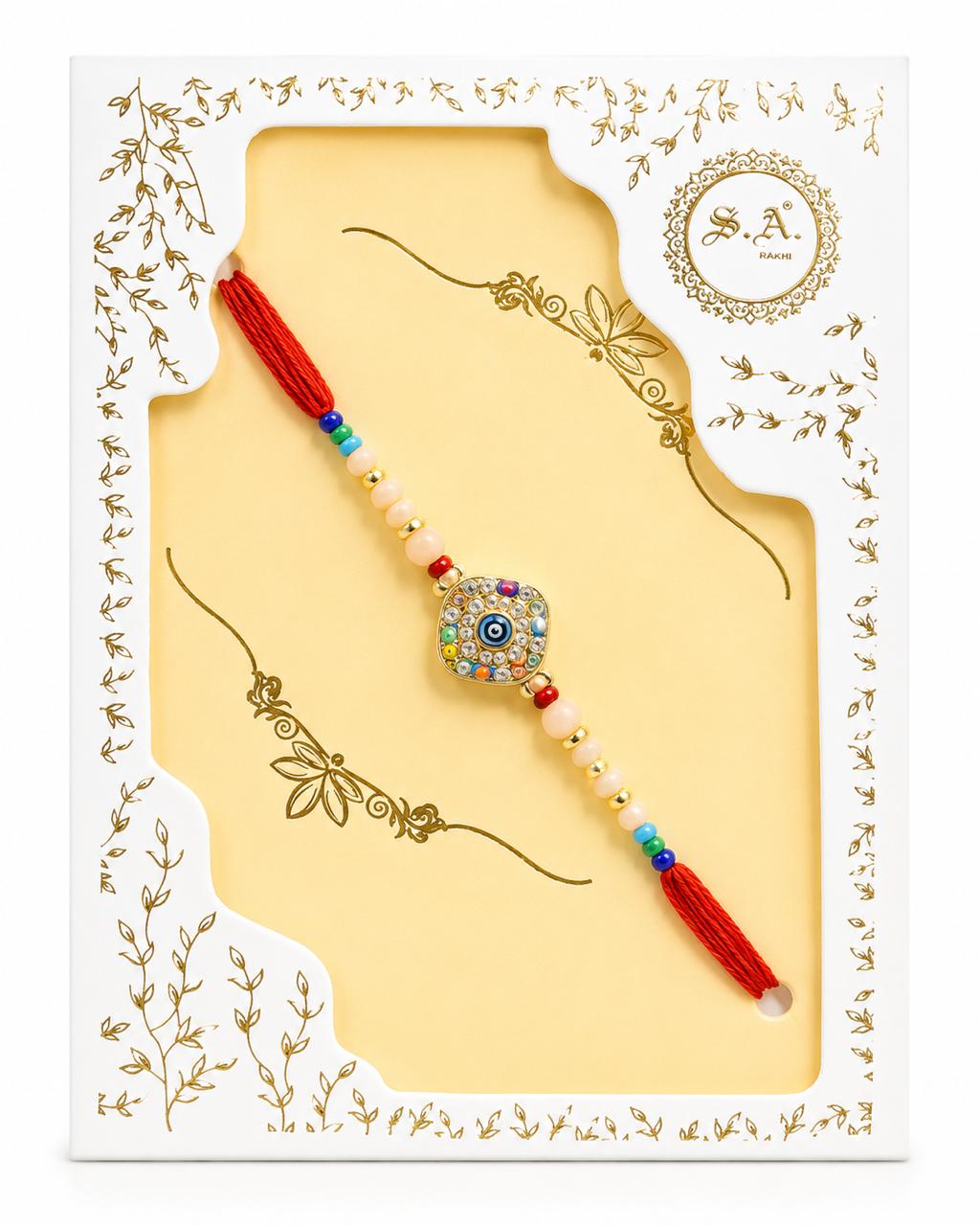 SA Rakhi Luxury Evil Eye Rakhi